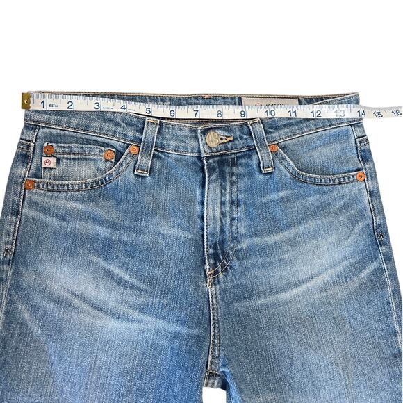 AG Adriano Goldschmied Straight Jeans Womens Size 25R 25” Inseam "The Jodi Crop" - Picture 9 of 11